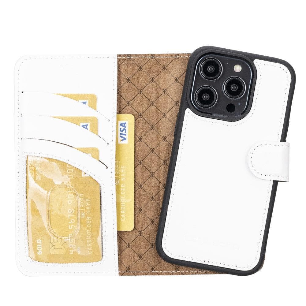 Bayelon Magic iPhone 14 Series Detachable Leather Wallet Case - MW