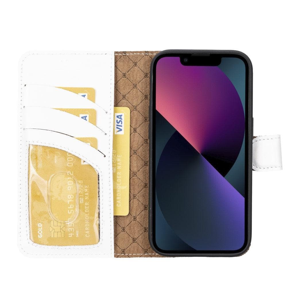 Bayelon Magic iPhone 14 Series Detachable Leather Wallet Case - MW