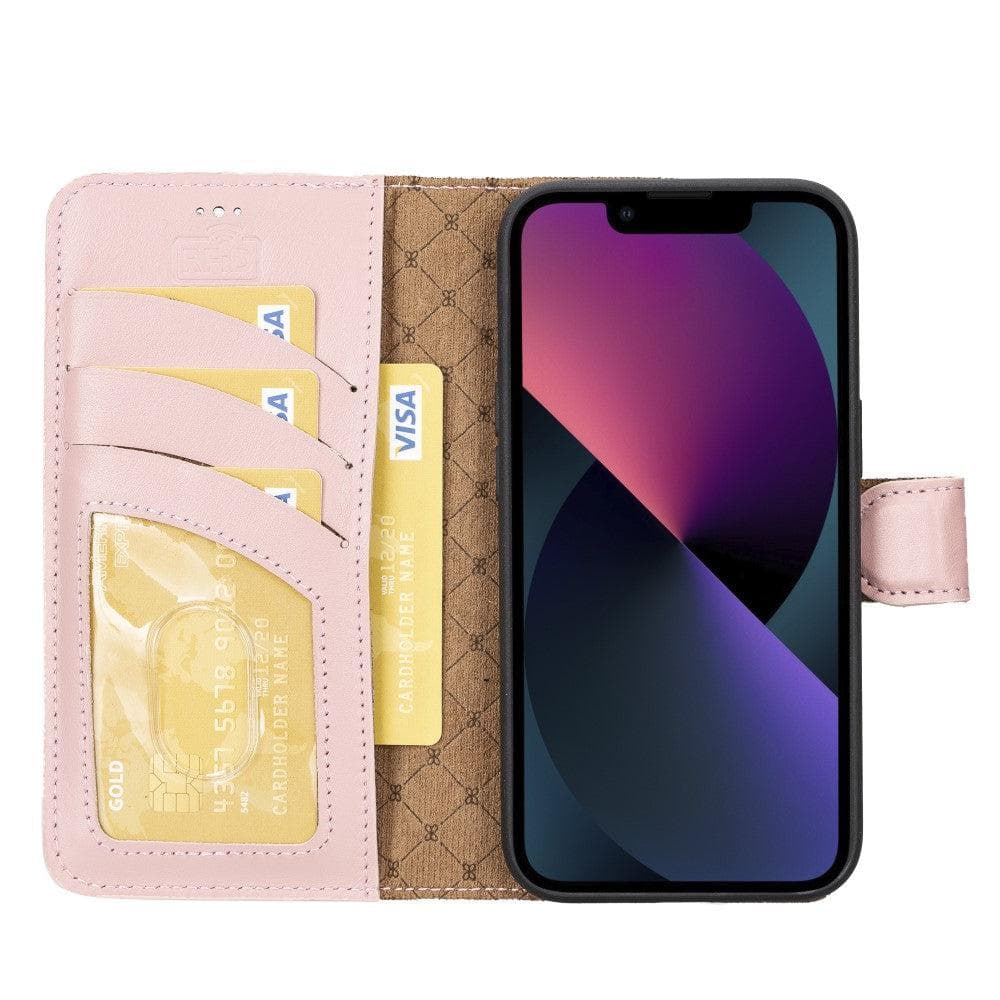 Bayelon Magic iPhone 14 Series Detachable Leather Wallet Case - MW