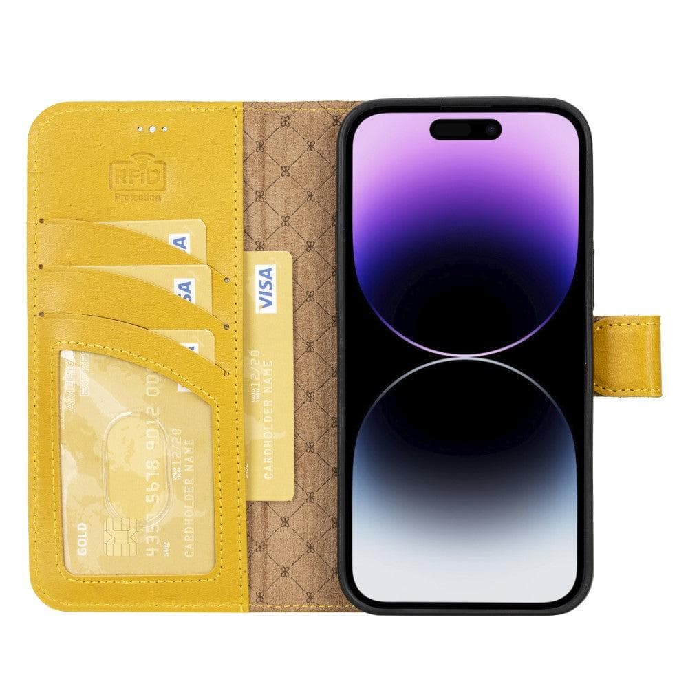 Bayelon Magic iPhone 14 Series Detachable Leather Wallet Case - MW