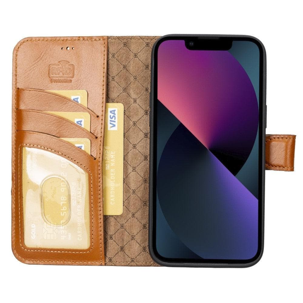 Bayelon Magic iPhone 14 Series Leather Wallet Case - Detachable & Elegant