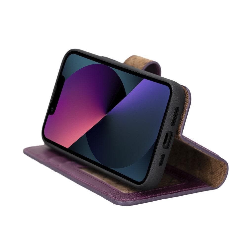 Bayelon Magic iPhone 14 Series Leather Wallet Case - Detachable & Elegant