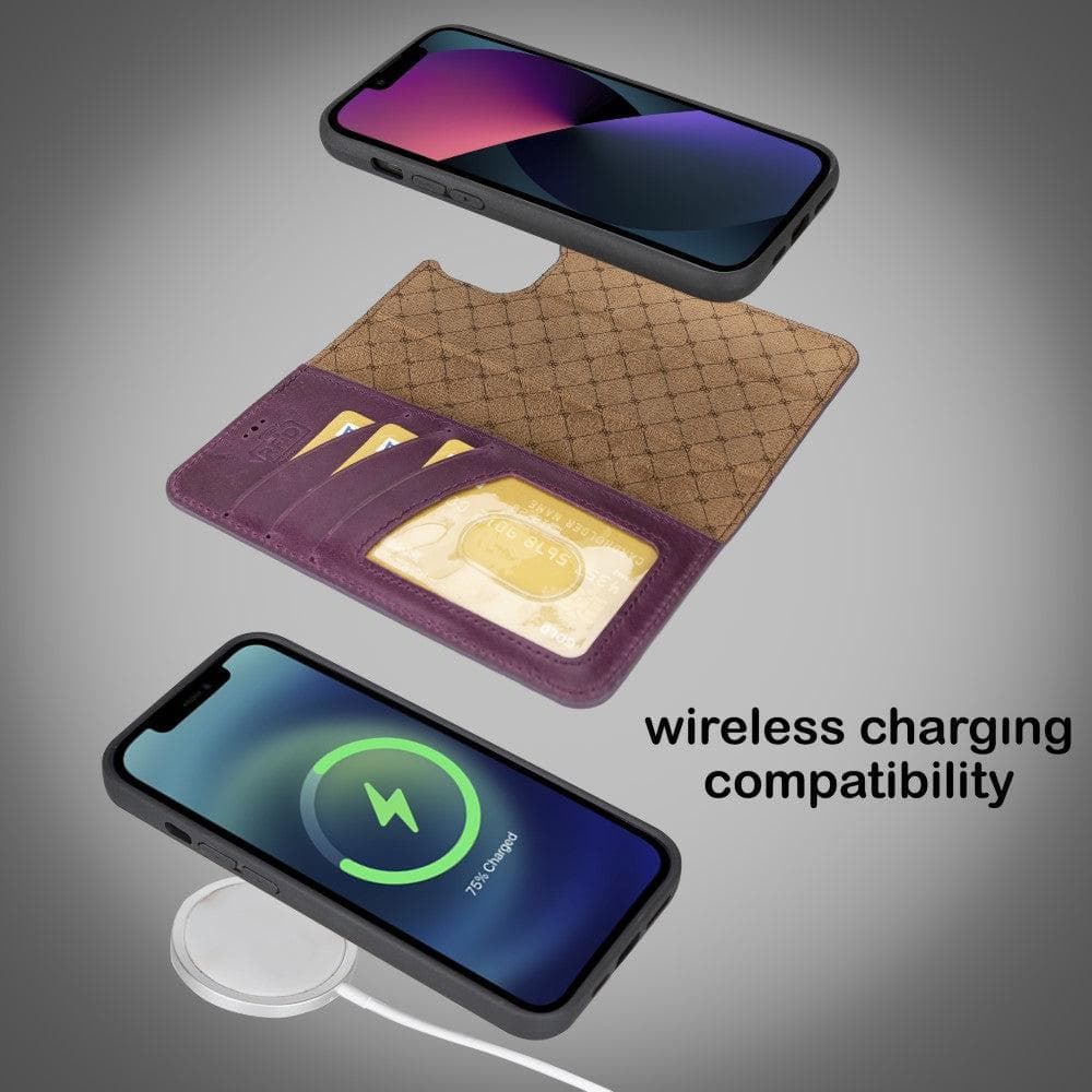 Bayelon Magic iPhone 14 Series Leather Wallet Case - Detachable & Elegant