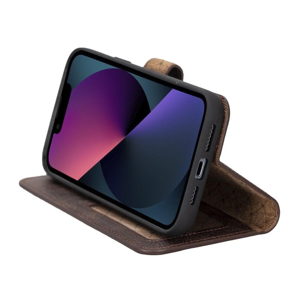 Bayelon Magic iPhone 14 Series Leather Wallet Case - Detachable & Elegant