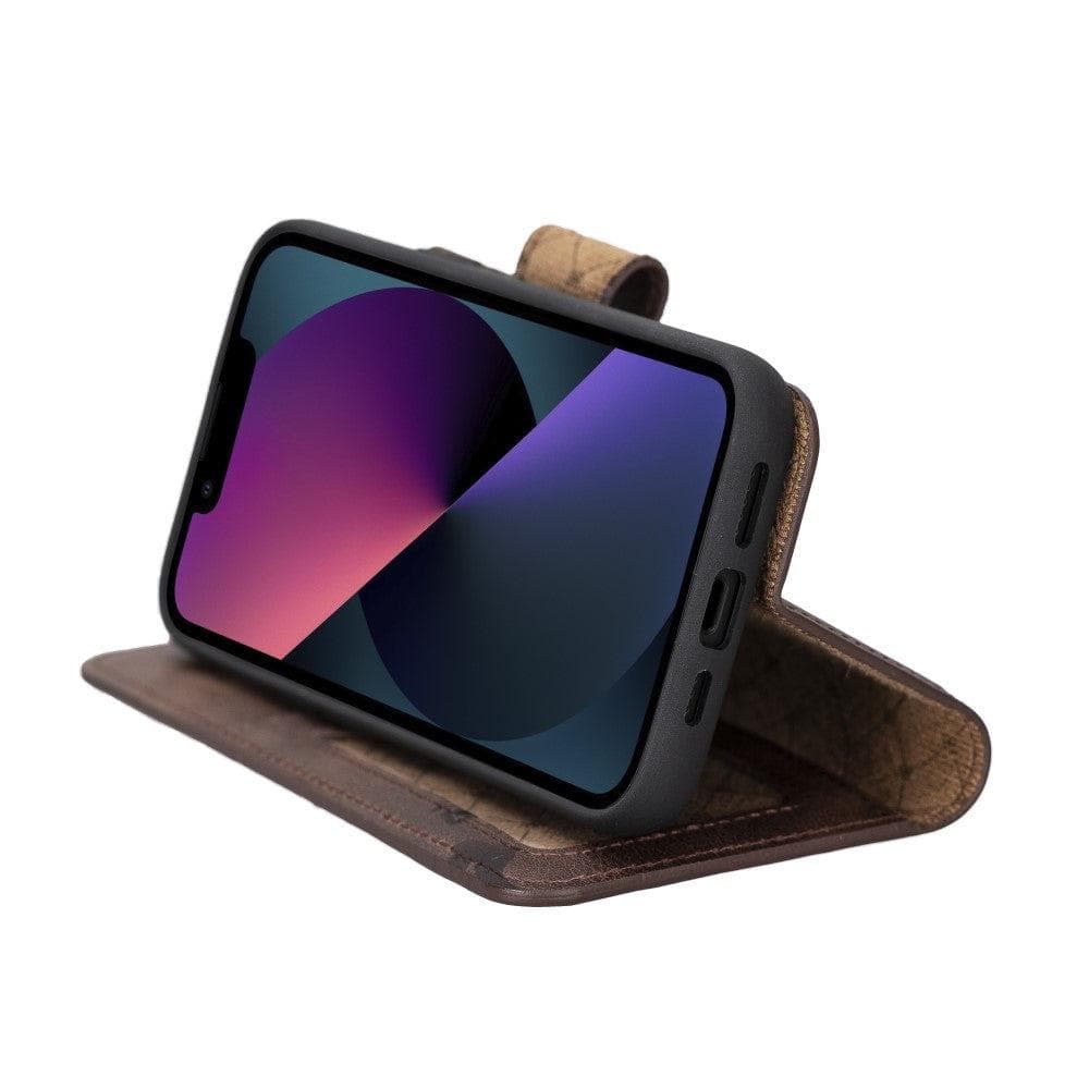 Bayelon Magic iPhone 14 Series Leather Wallet Case - Detachable & Elegant