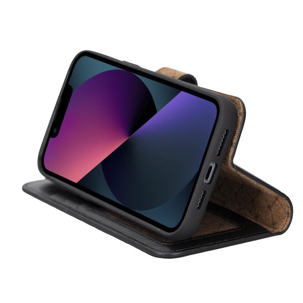 Bayelon Magic iPhone 14 Series Leather Wallet Case - Detachable & Elegant