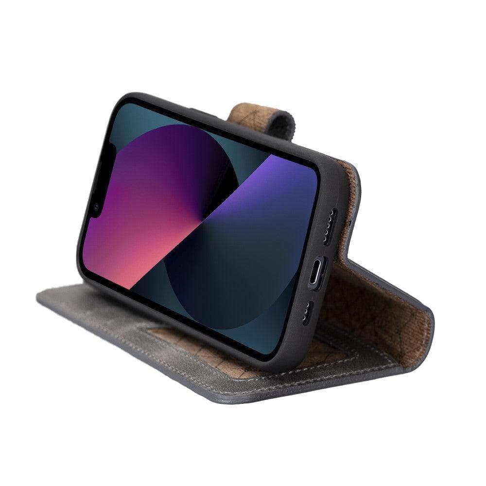 Bayelon Magic iPhone 14 Series Leather Wallet Case - Detachable & Elegant