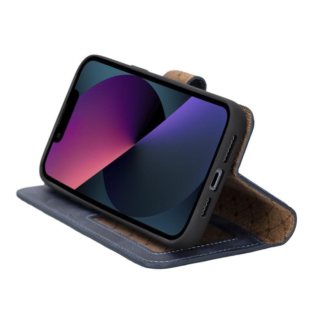 Bayelon Magic iPhone 14 Series Leather Wallet Case - Detachable & Elegant