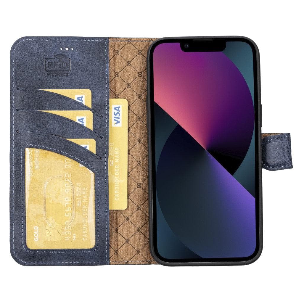 Bayelon Magic iPhone 14 Series Leather Wallet Case - Detachable & Elegant