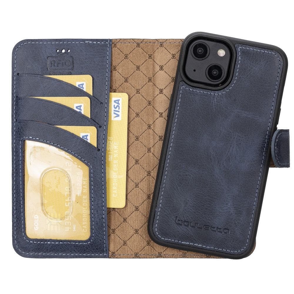 Bayelon Magic iPhone 14 Series Leather Wallet Case - Detachable & Elegant