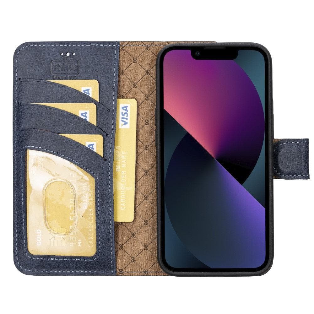 Bayelon Magic iPhone 14 Series Leather Wallet Case - Detachable & Elegant
