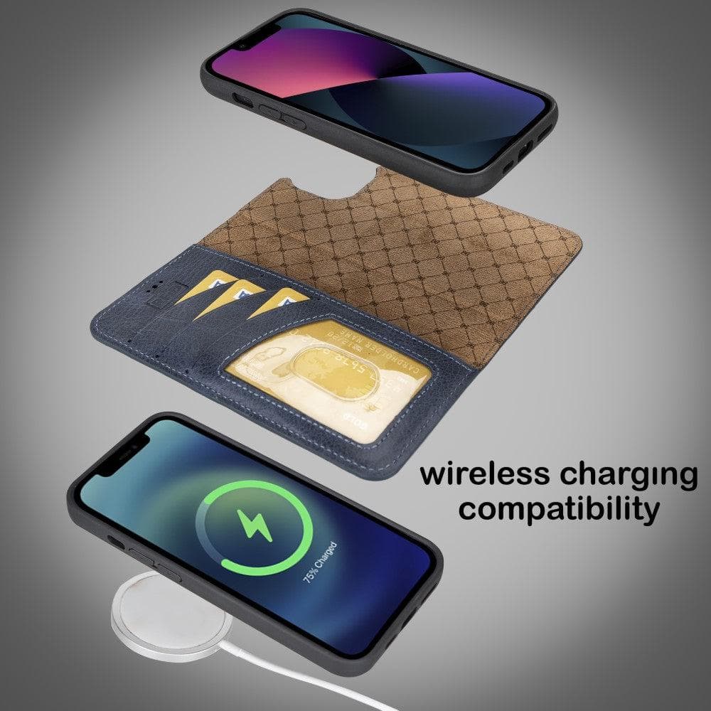 Bayelon Magic iPhone 14 Series Leather Wallet Case - Detachable & Elegant