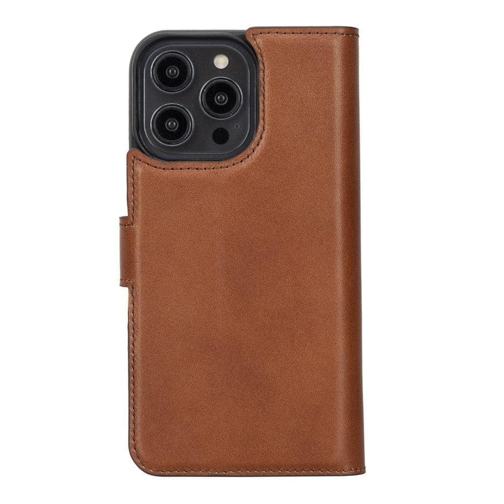 Bayelon Magic iPhone 14 Series Leather Wallet Case - Detachable & Elegant