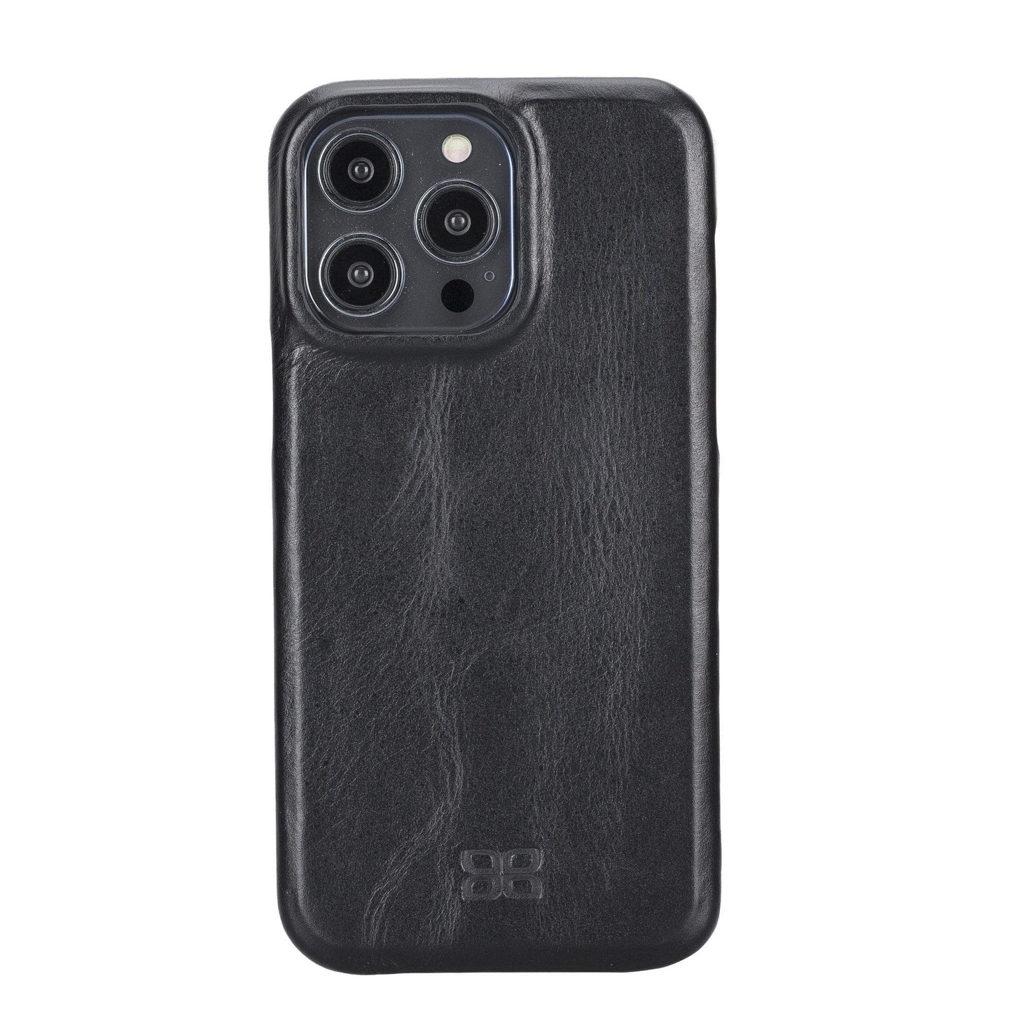Bayelon F360 Leather Case for iPhone 14 Pro Max Black