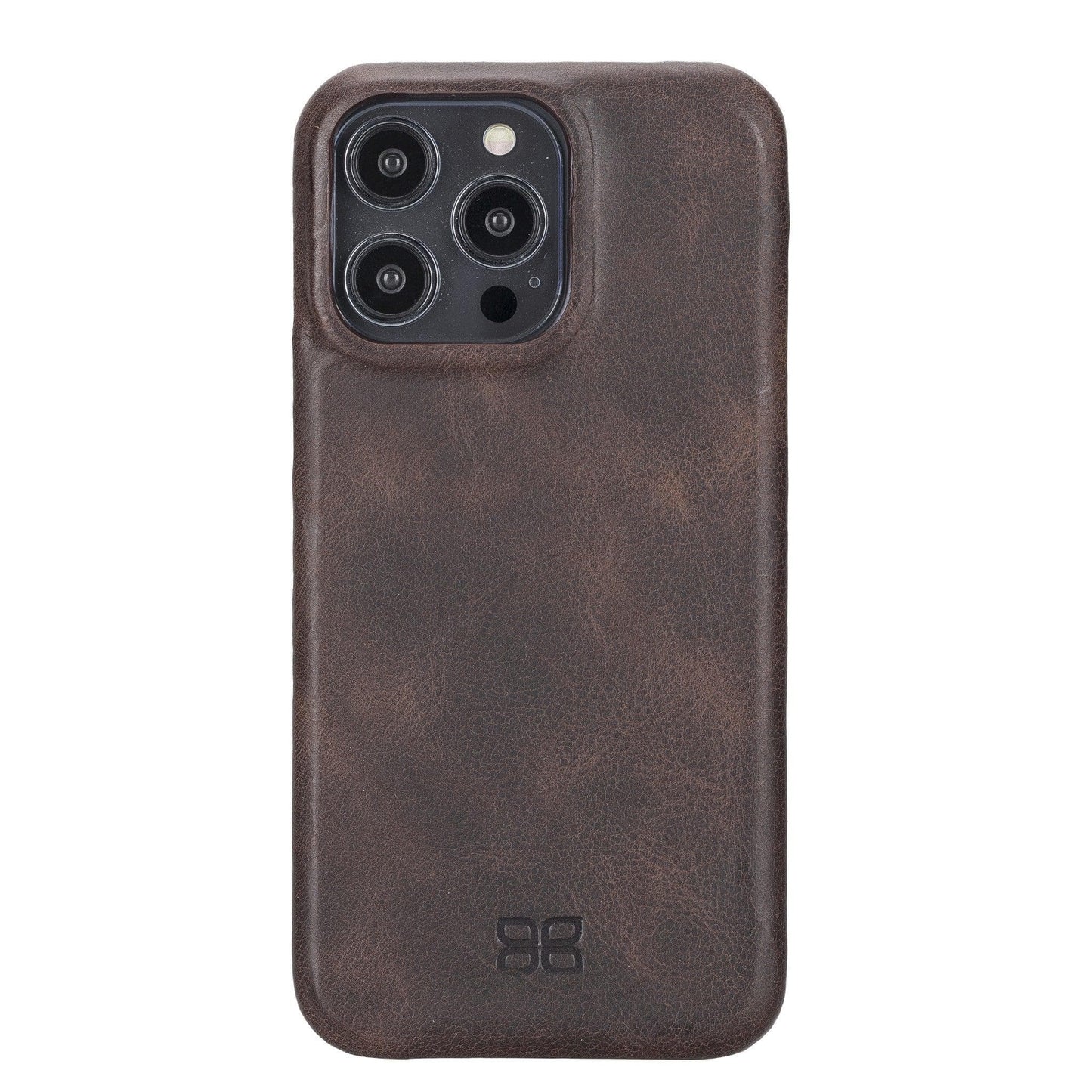 Bayelon F360 Leather Case for iPhone 14 Pro Max Brown