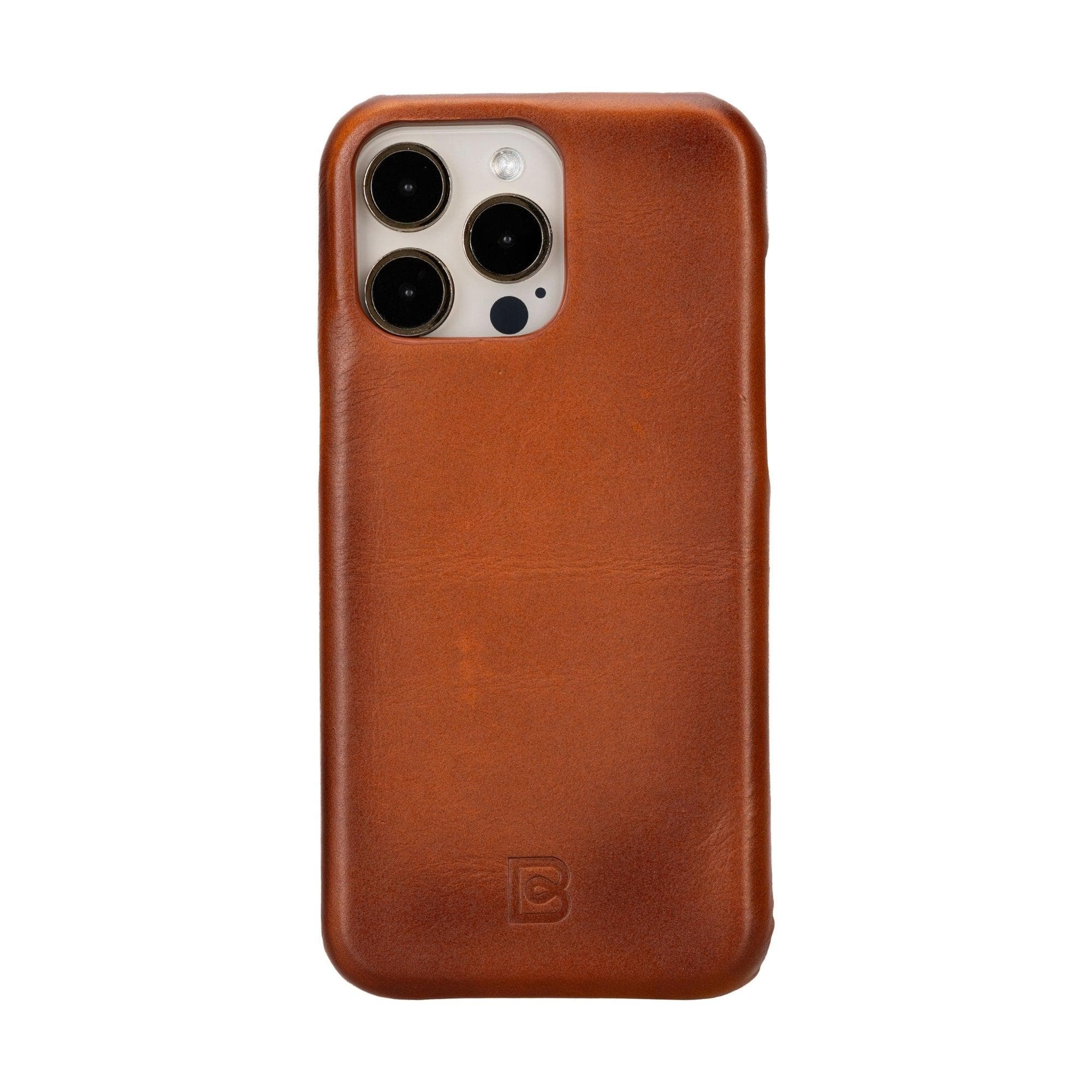 Bayelon F360 Genuine Leather Case for iPhone 15 Pro Max
