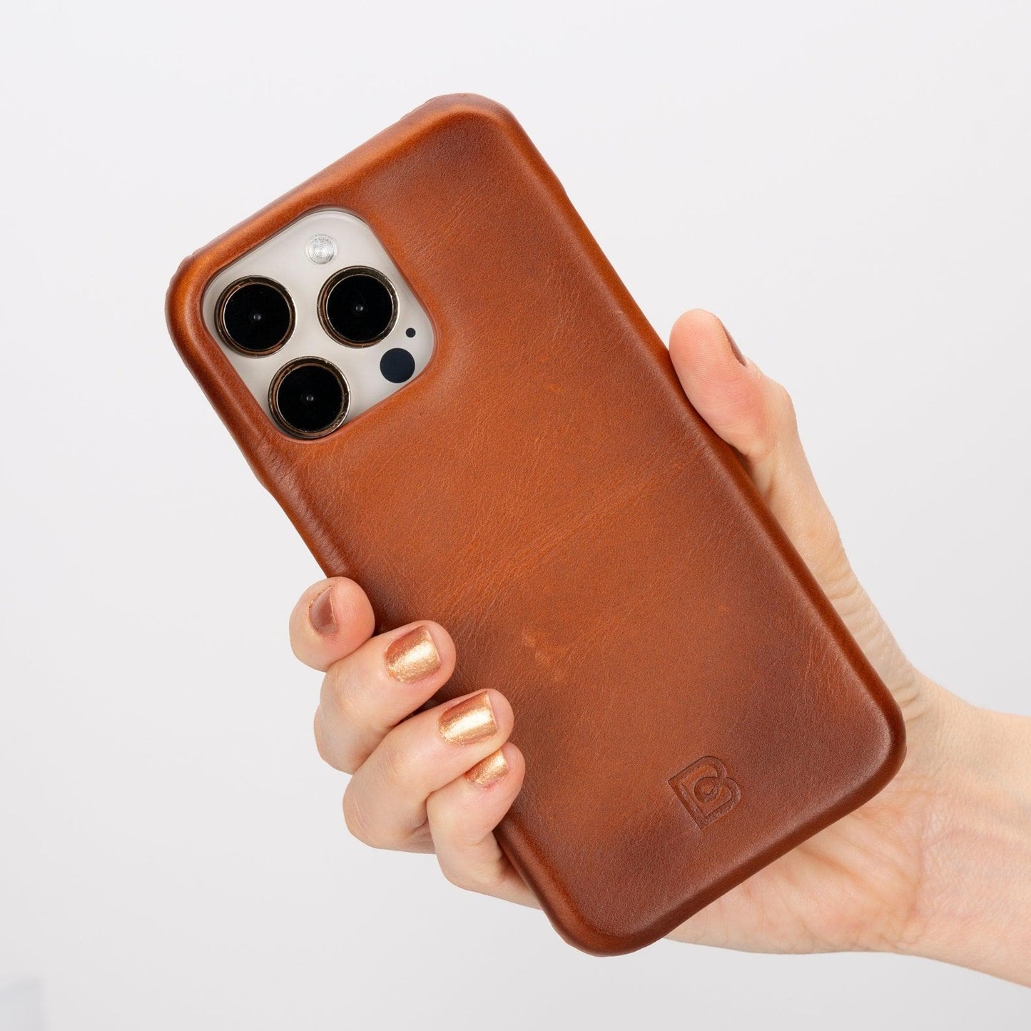 Bayelon F360 Genuine Leather Case for iPhone 15 Pro Max