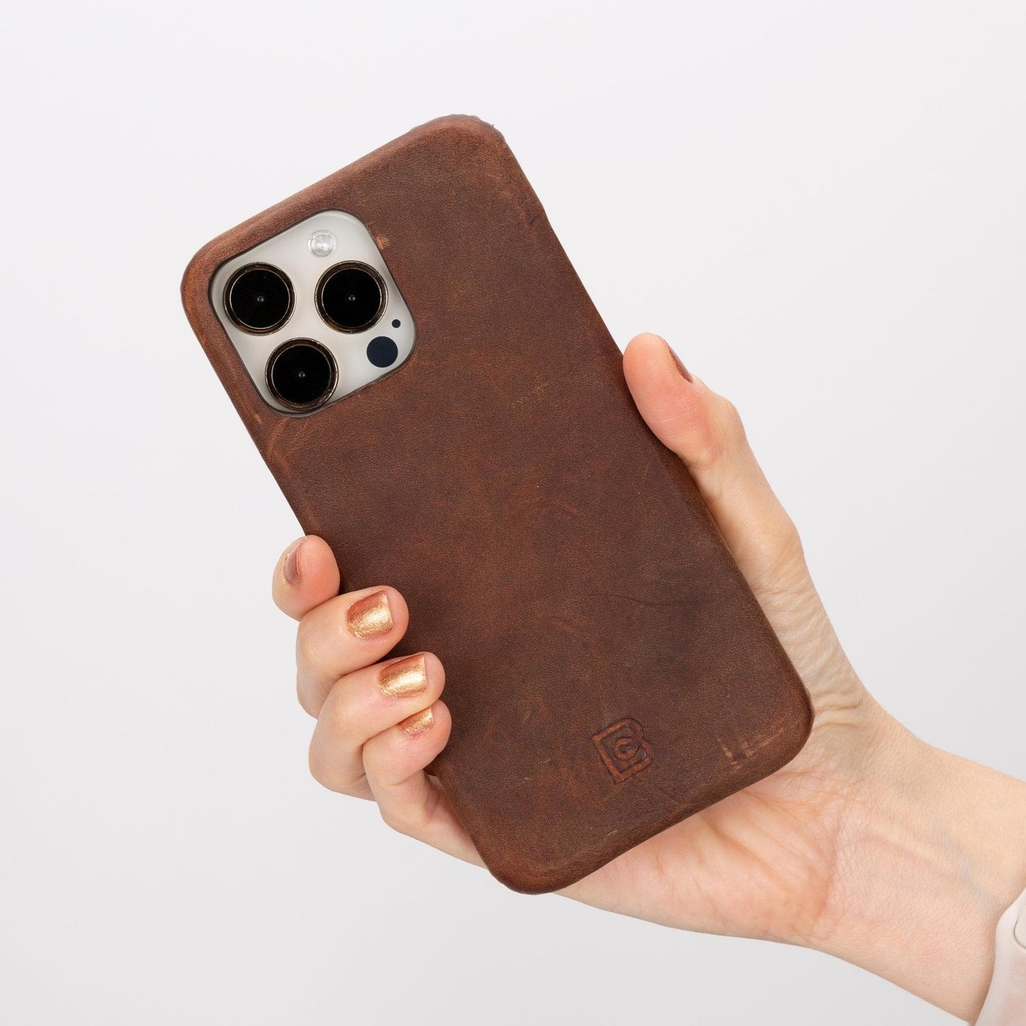 Bayelon F360 Genuine Leather Case for iPhone 15 Pro Max