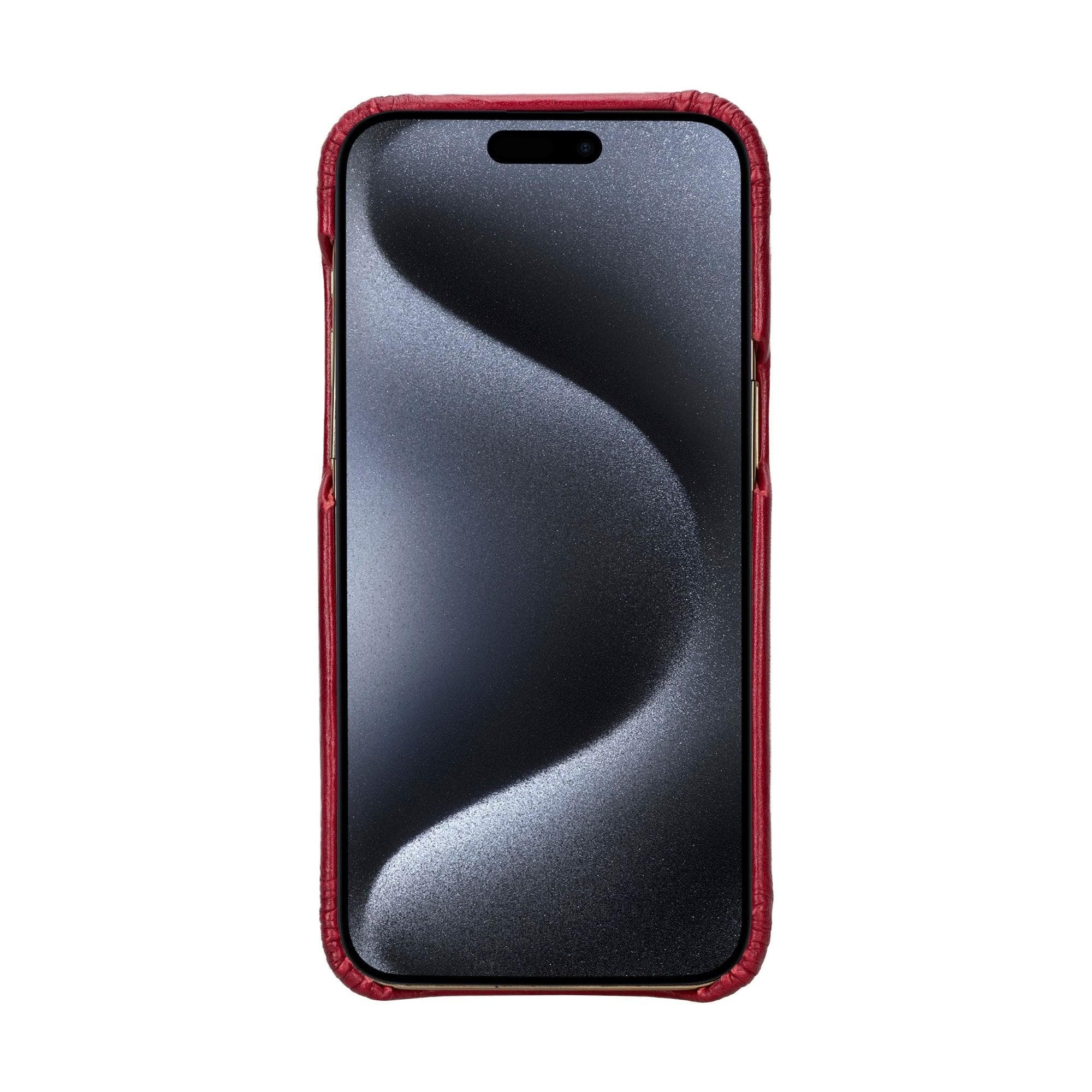 Bayelon F360 Genuine Leather Case for iPhone 15 Pro Max