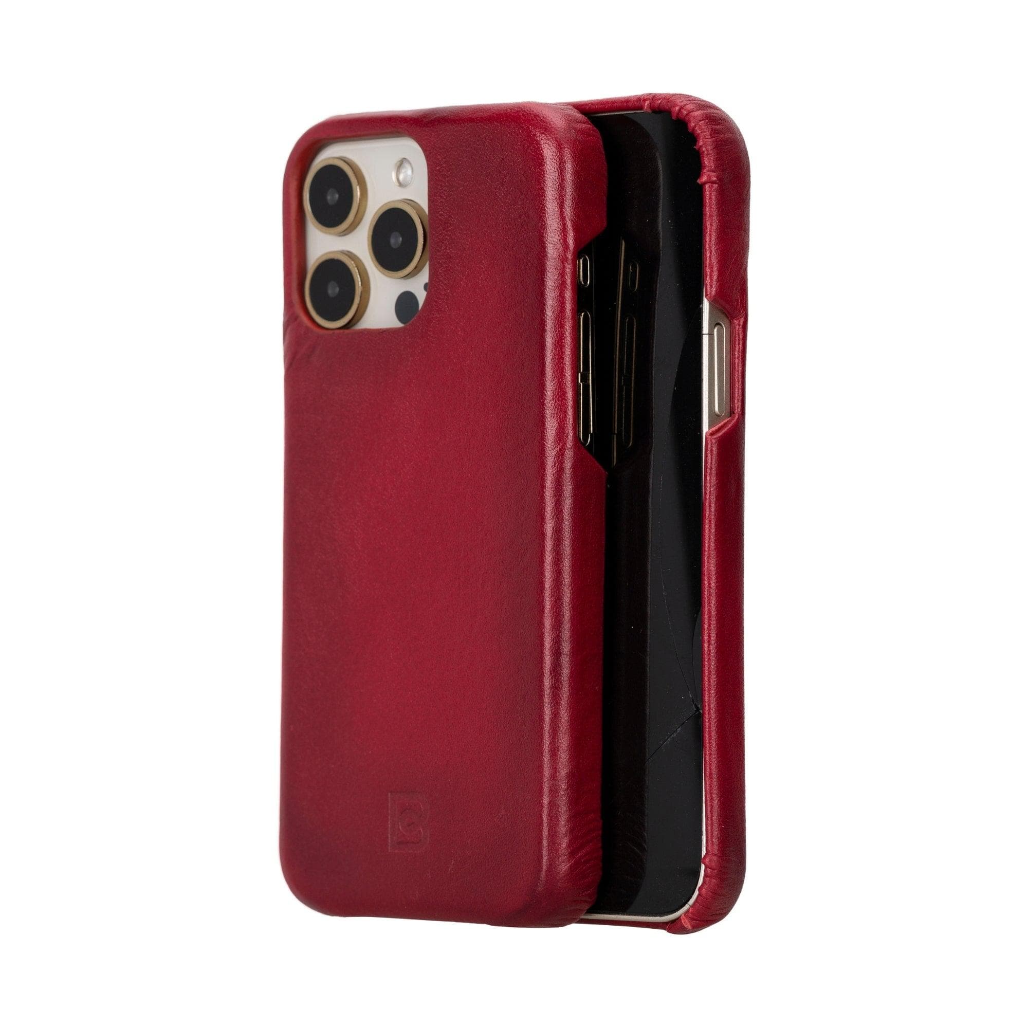 Bayelon F360 Genuine Leather Case for iPhone 15 Pro Max