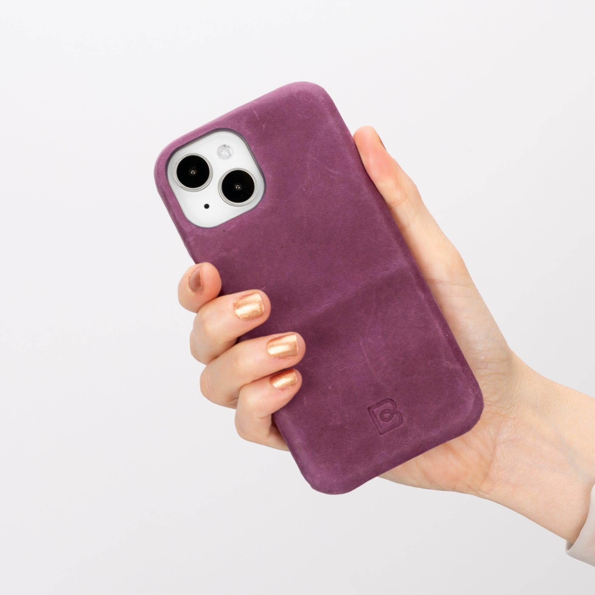 Bayelon F360 Genuine Leather Case for iPhone 15 Pro Max