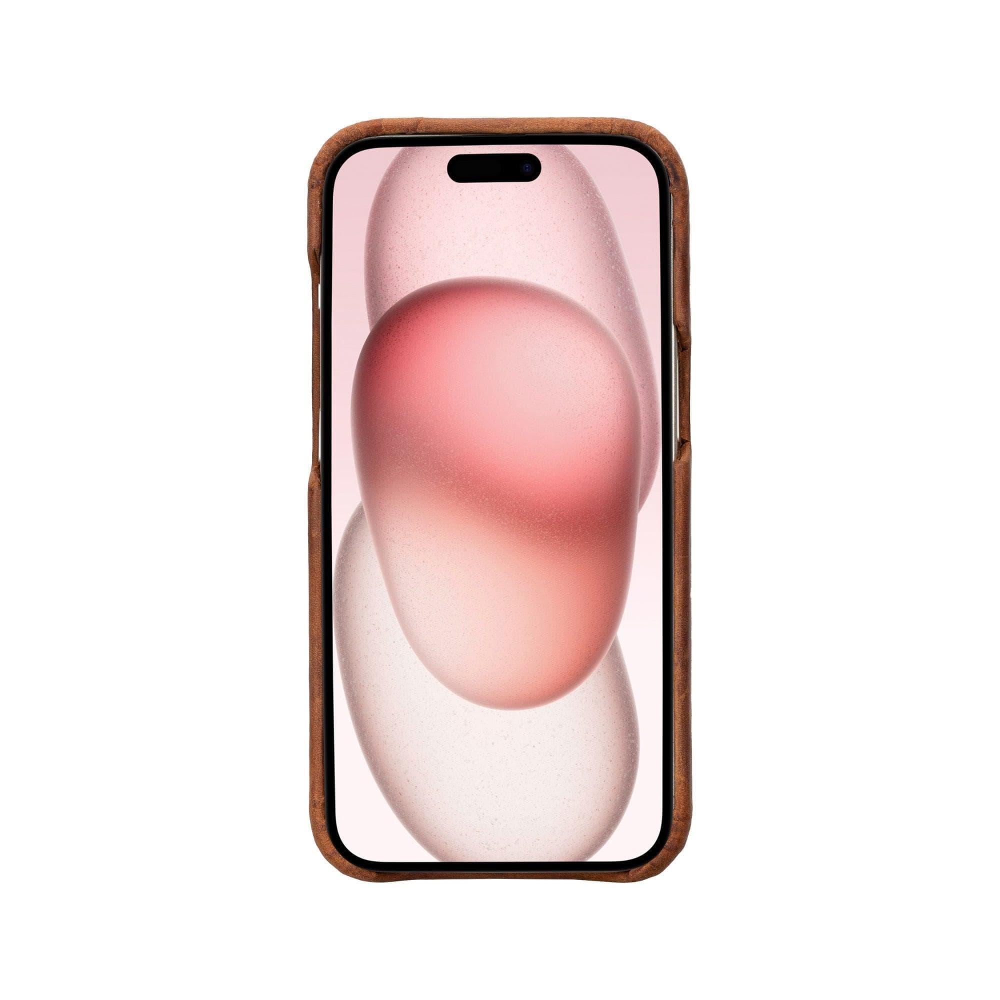 Bayelon F360 Genuine Leather Case for iPhone 15 Pro Max