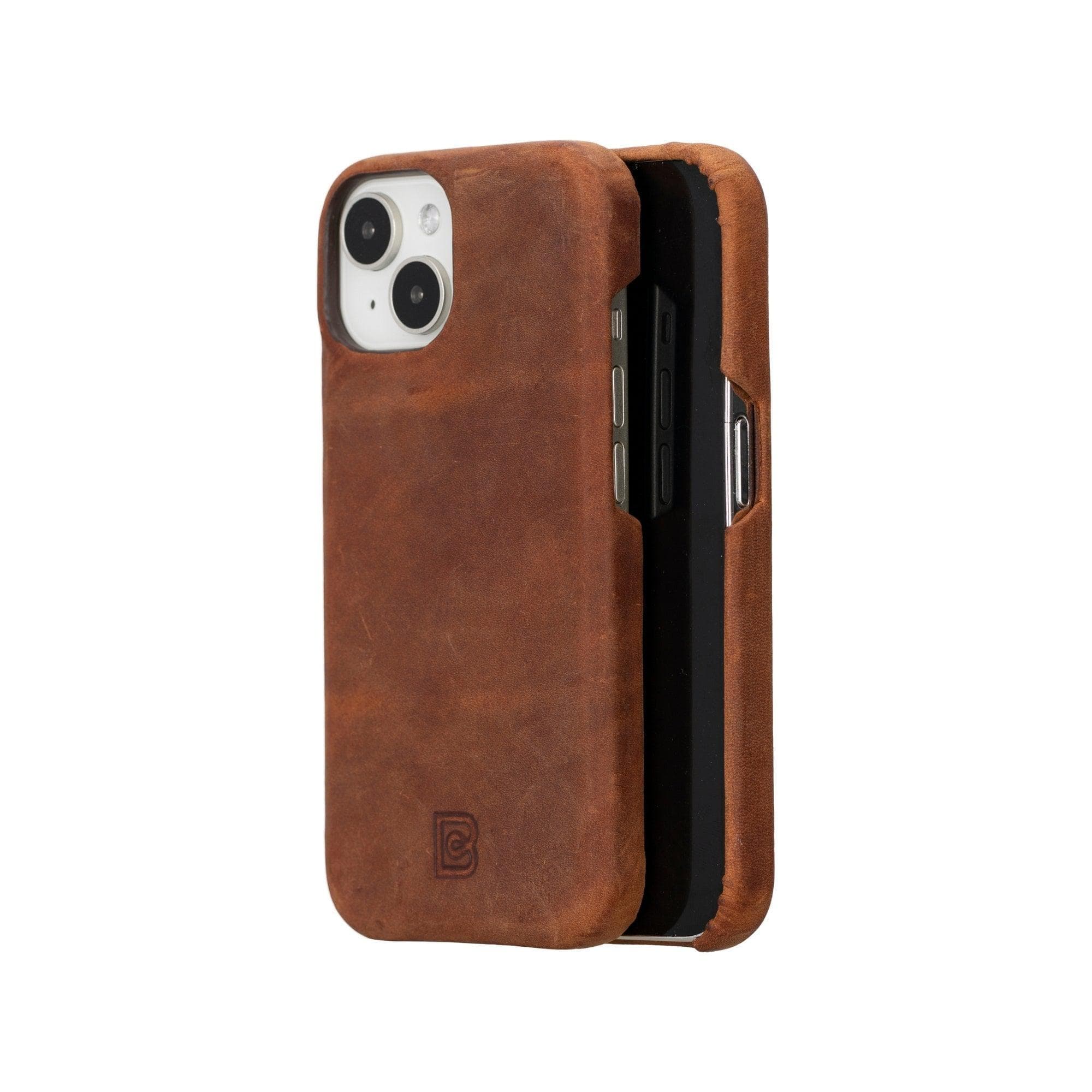 Bayelon F360 Genuine Leather Case for iPhone 15 Pro Max