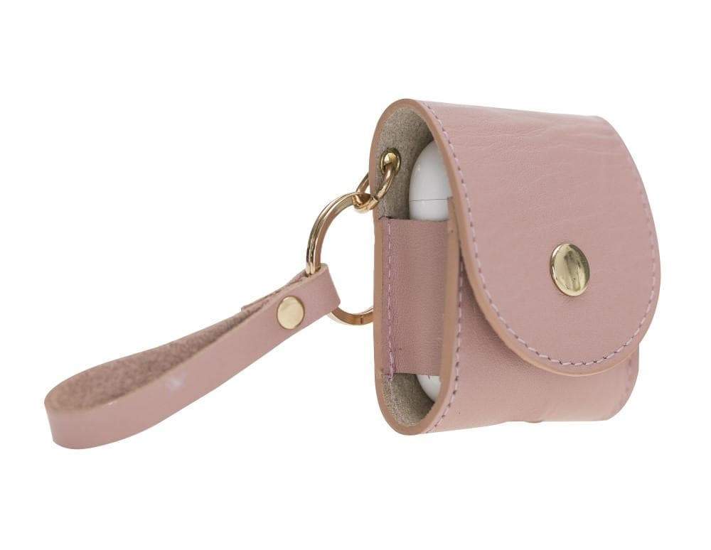 UnBranded Mai Snap AirPods 1 and AirPods 2 Leather Case with Hook