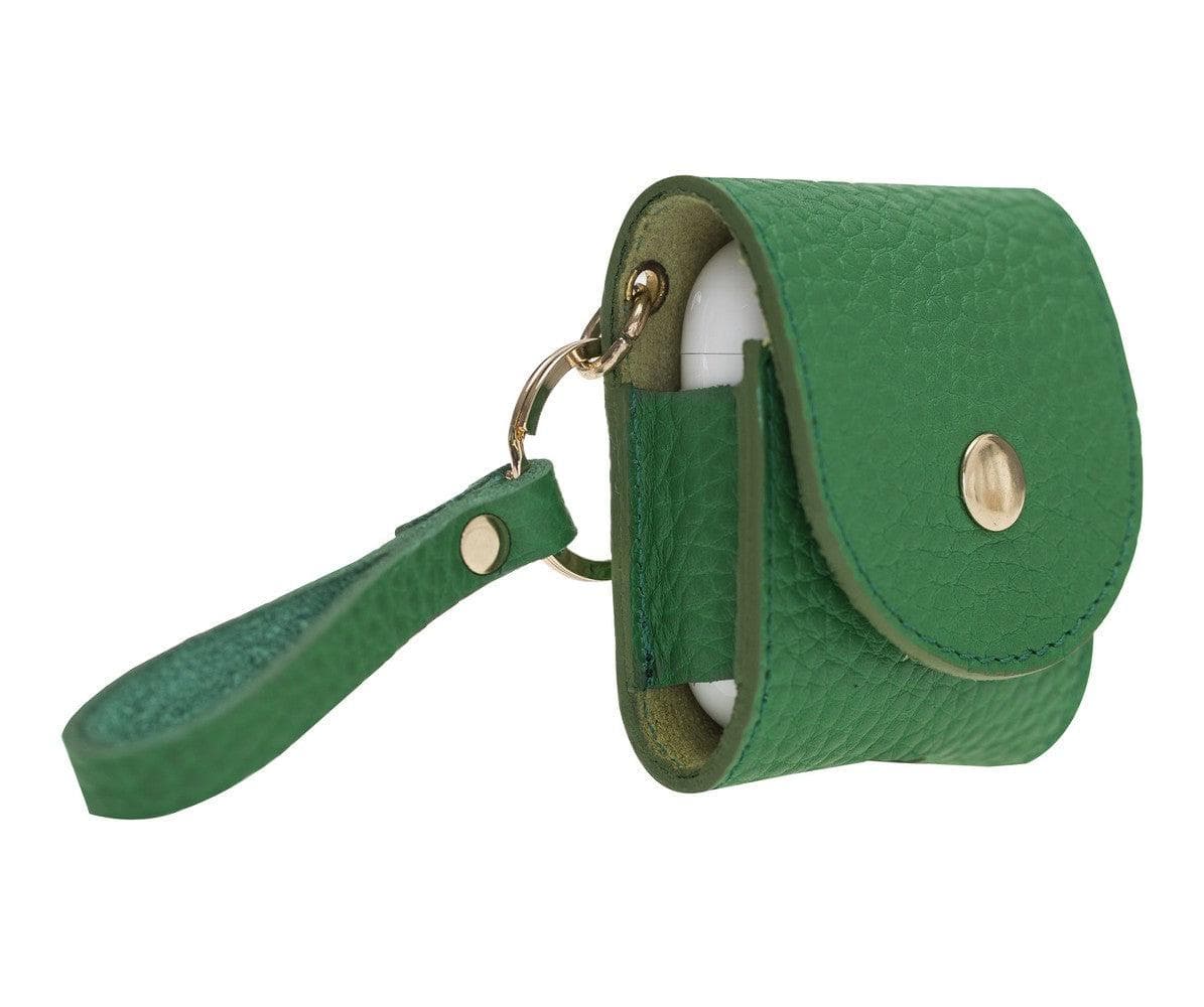 UnBranded Mai Snap AirPods 1 and AirPods 2 Leather Case with Hook