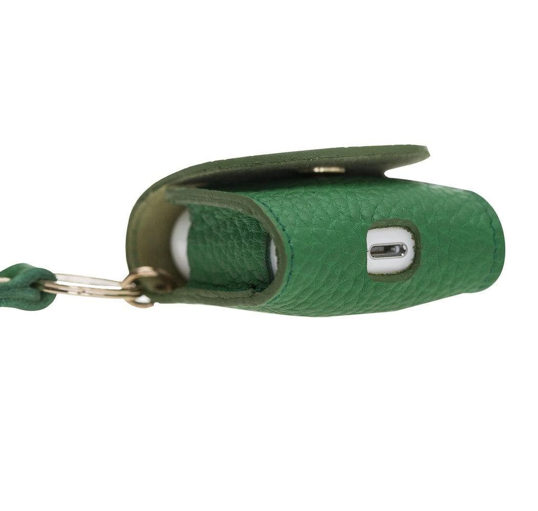 UnBranded Mai Snap AirPods 1 and AirPods 2 Leather Case with Hook