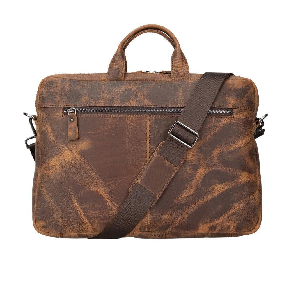 Bayelon Apollo Leather Business Briefcase / Laptop Case 16"