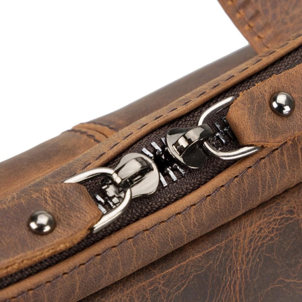 Bayelon Apollo Leather Business Briefcase / Laptop Case 16"