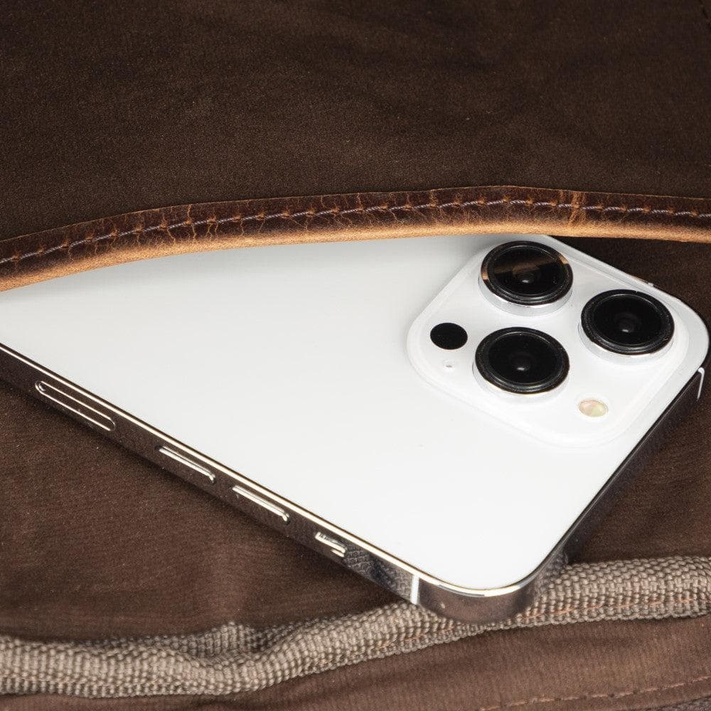 Bayelon Apollo Leather Business Briefcase / Laptop Case 16"