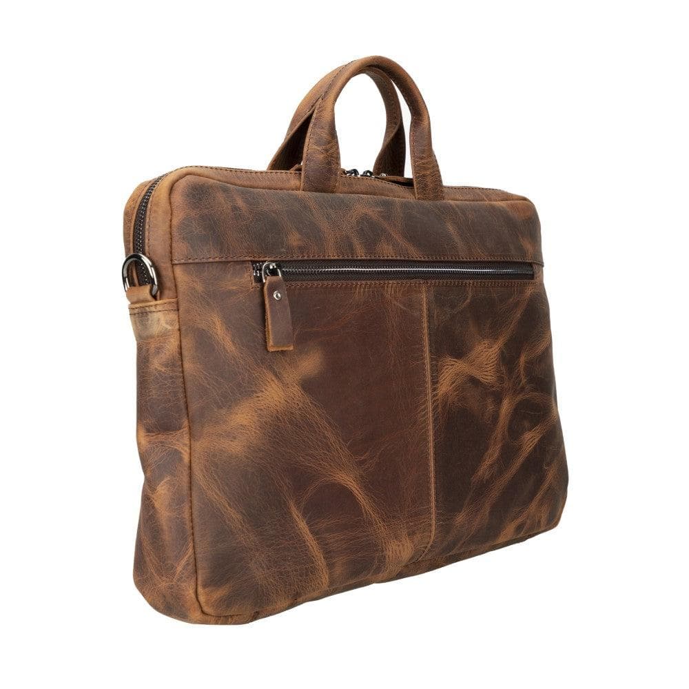 Bayelon Apollo Leather Business Briefcase / Laptop Case 16"