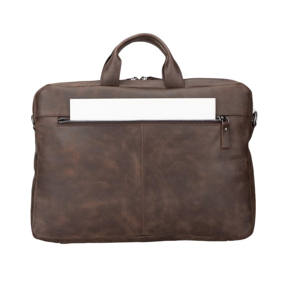 Bayelon Apollo Leather Business Briefcase / Laptop Case 16"