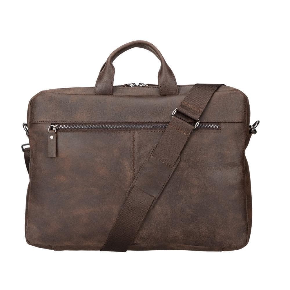 Bayelon Apollo Leather Business Briefcase / Laptop Case 16"