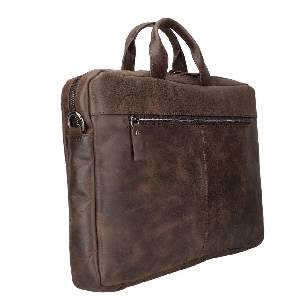 Bayelon Apollo Leather Business Briefcase / Laptop Case 16"