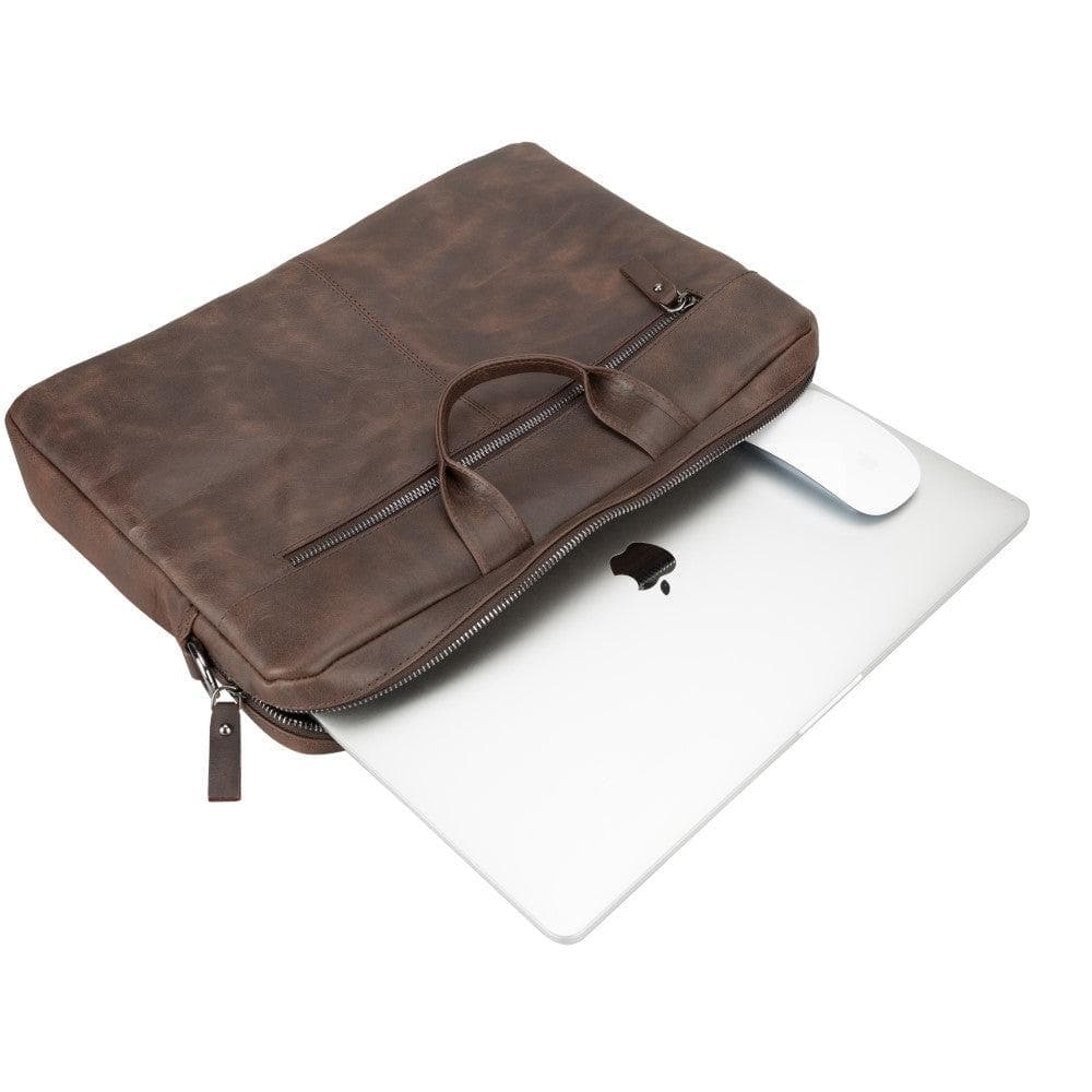 Bayelon Apollo Leather Business Briefcase / Laptop Case 16"