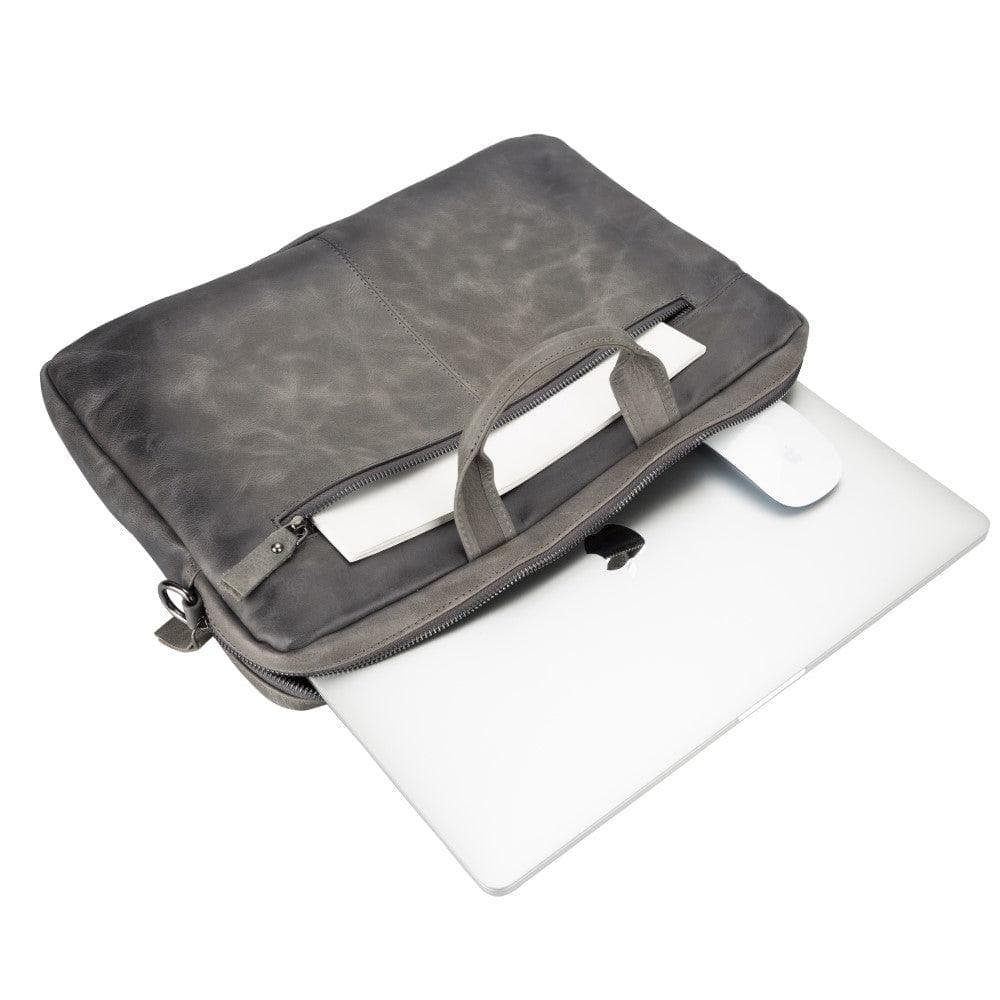 Bayelon Apollo Leather Business Briefcase / Laptop Case 16"