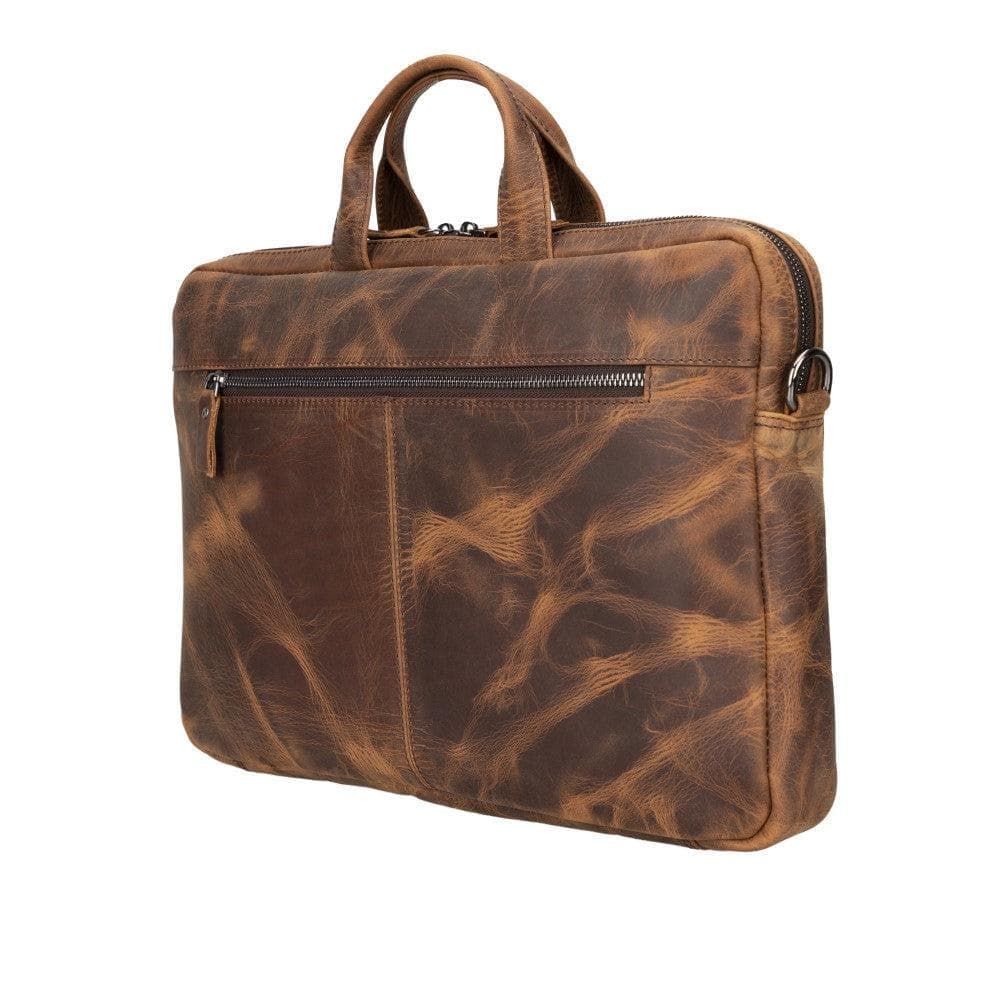 Bayelon Apollo Leather Business Briefcase / Laptop Case 16"