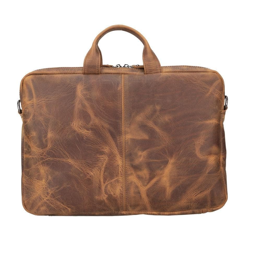 Bayelon Apollo Leather Business Briefcase / Laptop Case 16"