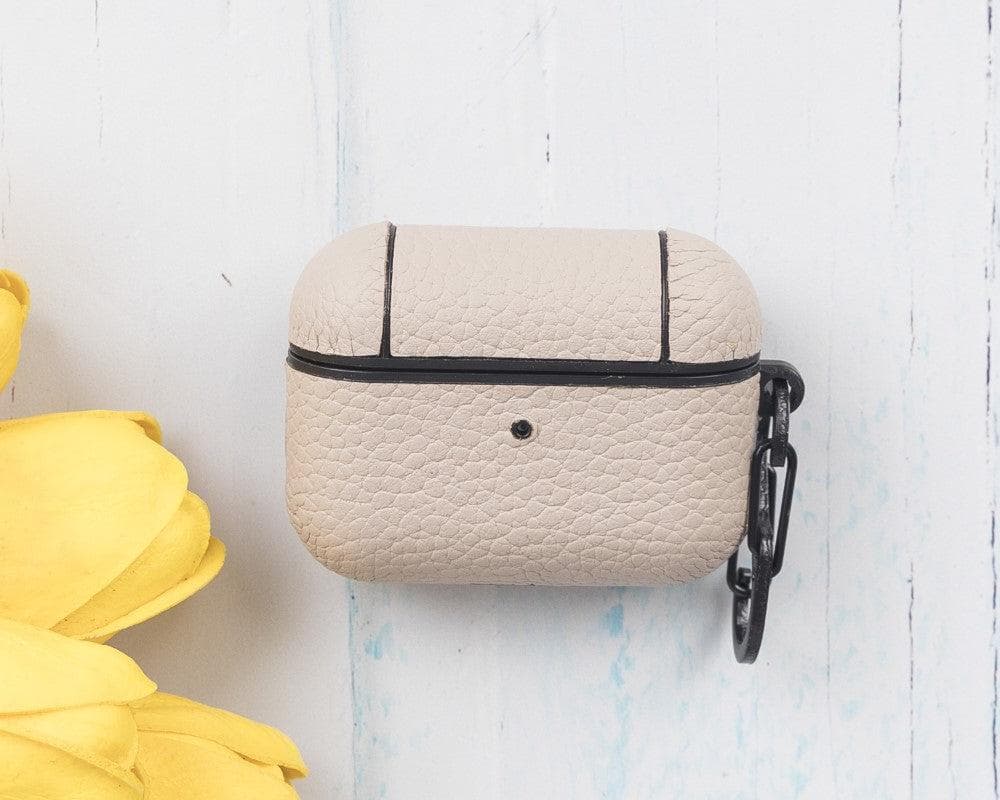 Bayelon Juni Leather AirPods 3 Case - Luxurious Protection & Style Sandy Brown