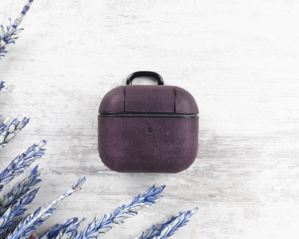 Bayelon Juni Leather AirPods 3 Case - Luxurious Protection & Style Rebecca Purple