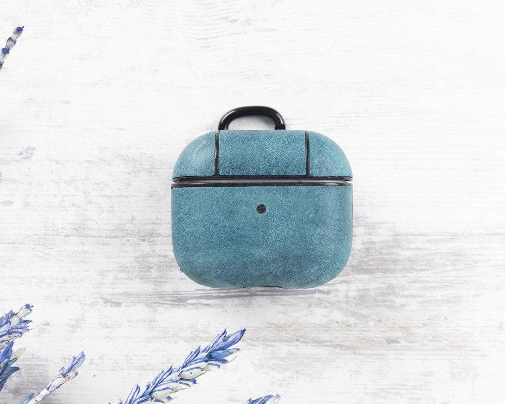 Bayelon Juni Leather AirPods 3 Case - Luxurious Protection & Style Sky Blue