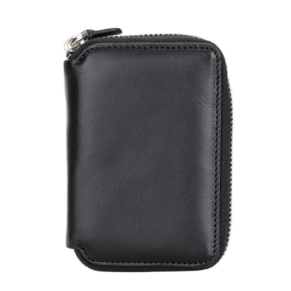 Bayelon Elvis Minimalist Leather Zipper Wallet