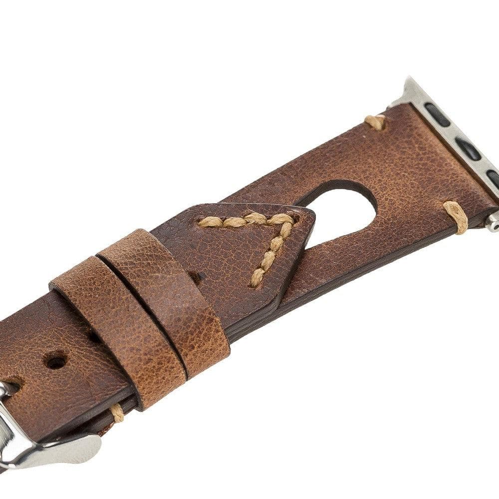 Bayelon BA2 Style Leather Apple Watch Band - 38mm