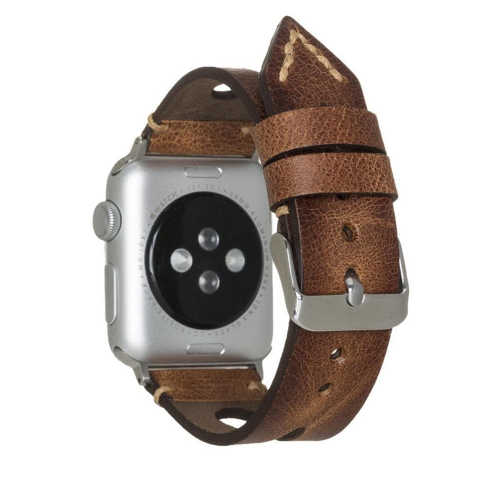 Bayelon BA2 Style Leather Apple Watch Band - 38mm