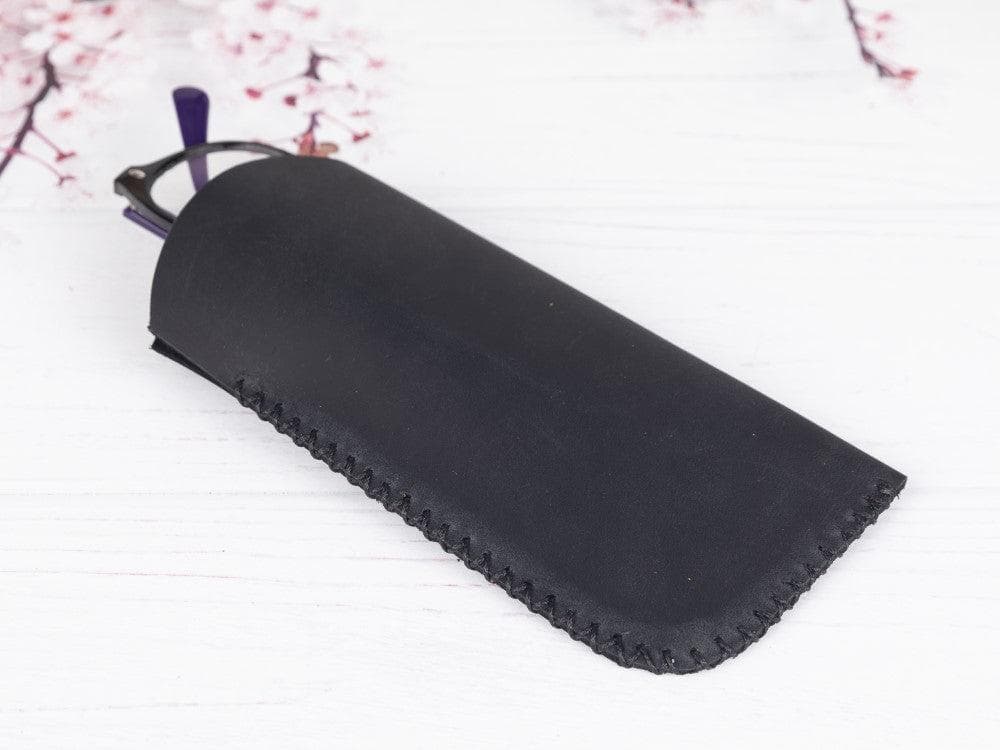 Bayelon Genuine Leather Glasses Case - Stylish Eyewear Protection