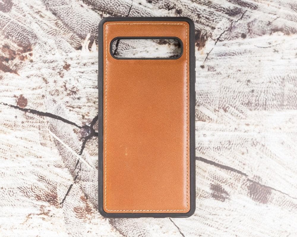 Bayelon Flex Cover Samsung Galaxy S10 Leather Back Case Galaxy S10 Tan