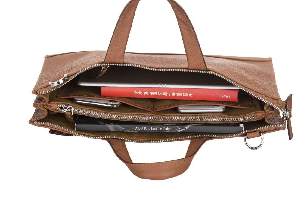 Bouletta Canzo Leather Briefcase